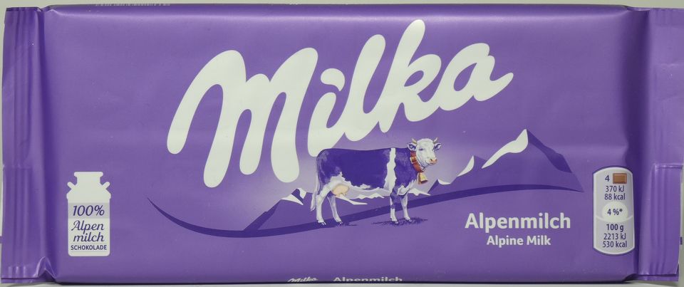 Chocolate Bar Alpenmilch - Milka
