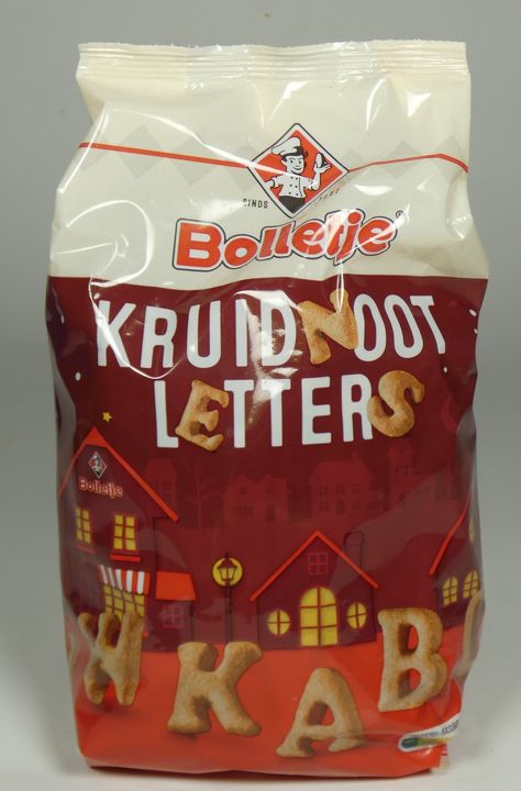 Kruidnoten Letters 200g Bolletje