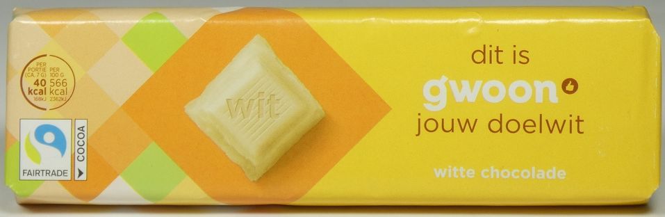 Chocolate Bar White G'woon