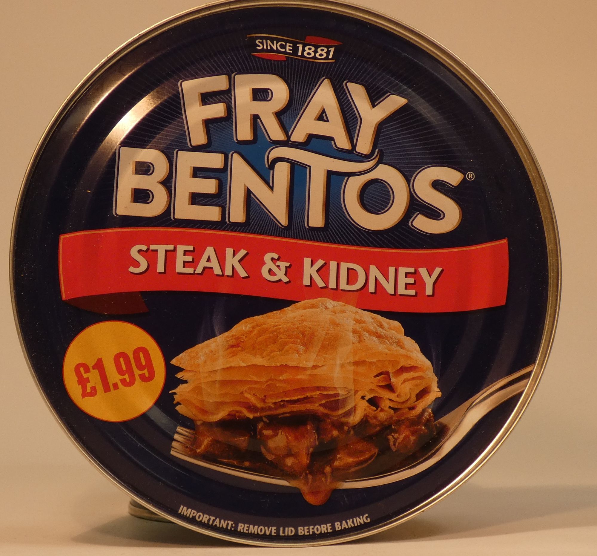 Fray Bentos Steak & Kidney Pudding (200g) - by Fray Bentos