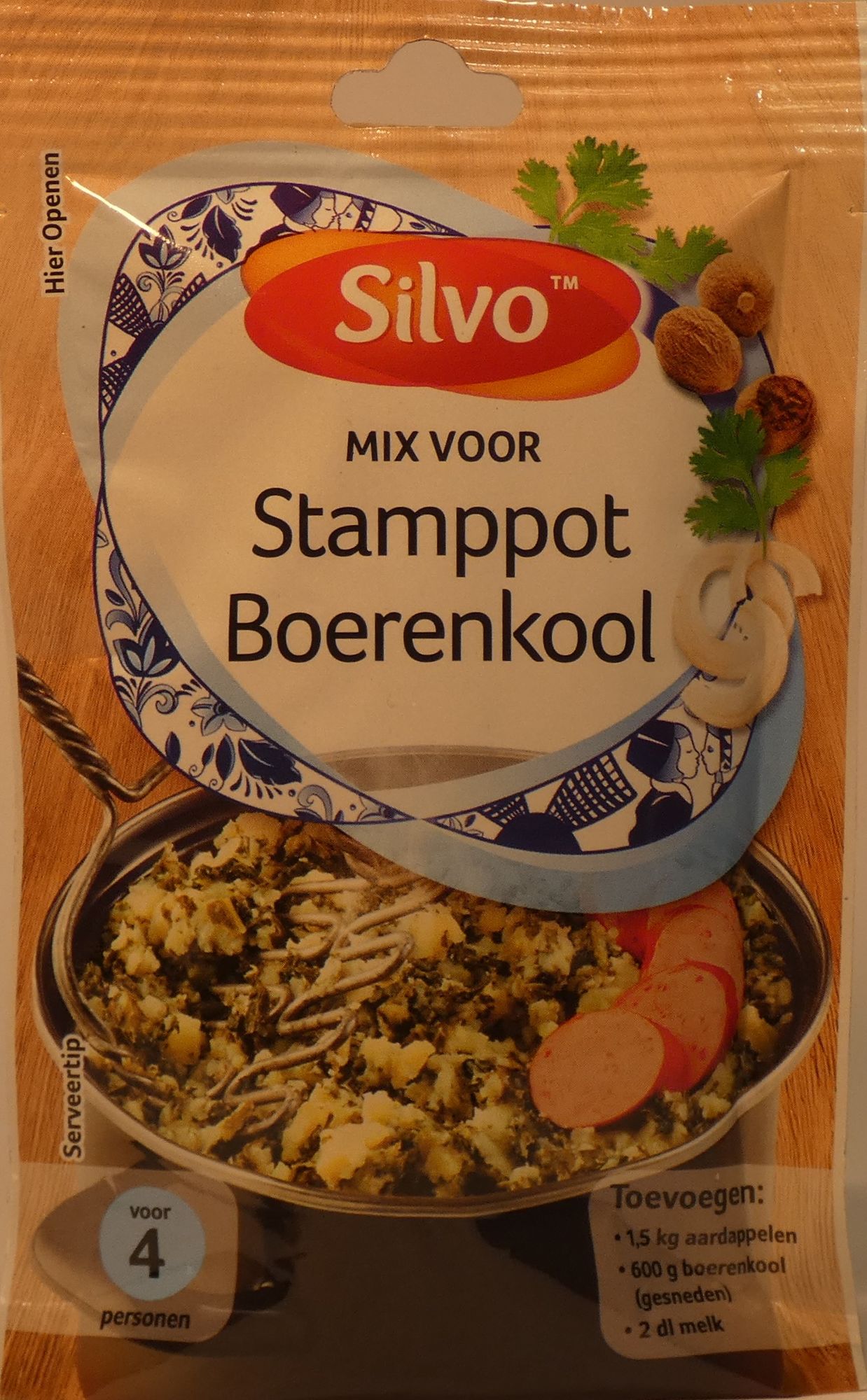 Silvo Spice Mix - Stamppot Hutspot 25g - The Dutch Shop